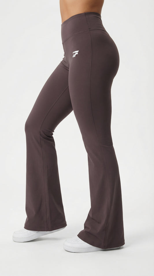 Premium Flare Yoga Pants -Purple Haze